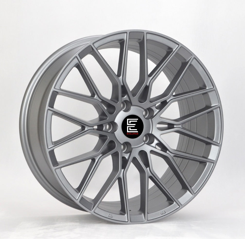 Evolution BY03 18X8 5x114.3 Matt Grey