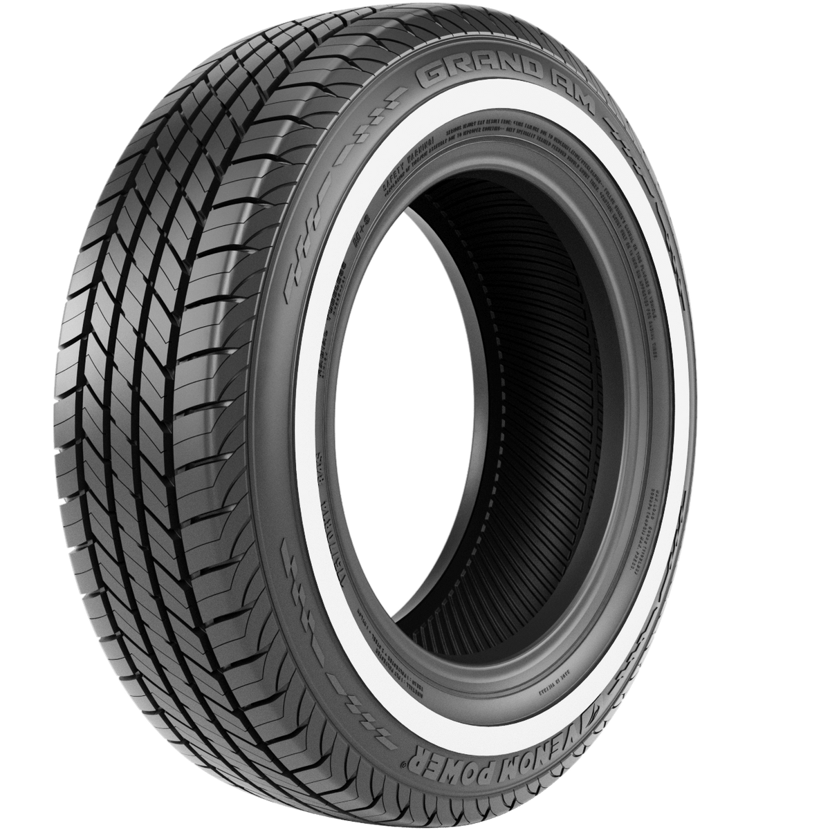 VENOM GRAND AM *WHITE LINING* 155/80R13
