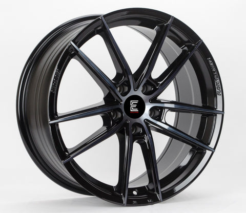 Evolution 2239 18X8 5x114.3 Gloss Black Machined Face + Black Clear Coat