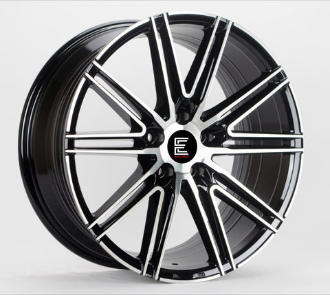 Evolution BY07 17X7.5 5x112 Gloss Black Machined Face