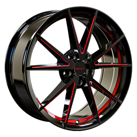Envy 846BRR-U-EV-10 BLACK / RED 18X80 5x108