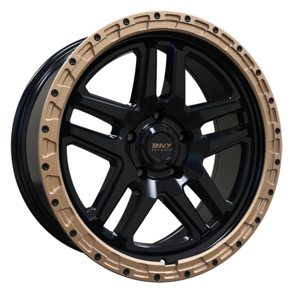 Envy FFT9BRB-JEEP-FFT-9 GLOSS BLACK 18X80 5x127