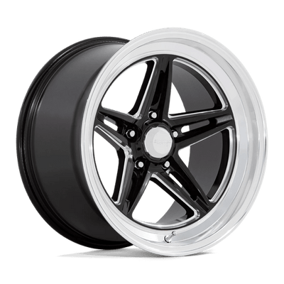 18x8 | 5x4.75 | 0 | 72.56 | American Racing Vintage | GLOSS BLACK MILLED W DIAMOND CUT LIP VN514BE18803400