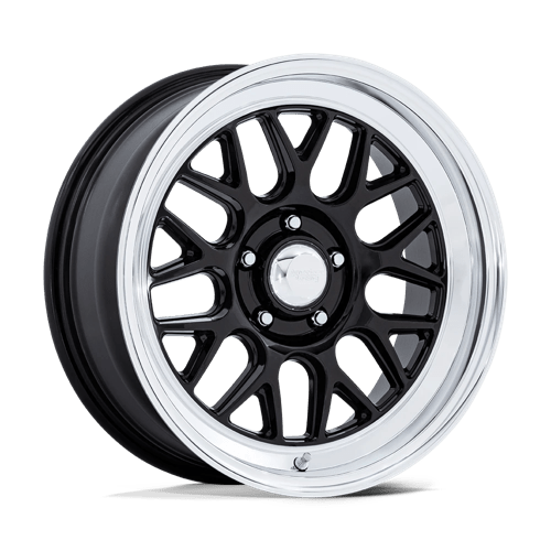 18x7 | 5x4.75 | 0 | 72.56 | American Racing Vintage | GLOSS BLACK W DIAMOND CUT LIP VN516BD18703400