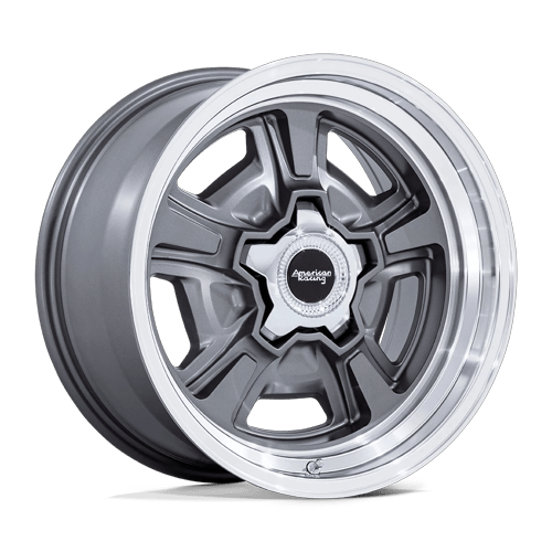 22x9 | 5x5.5 | 6 | 87.10 | American Racing Vintage | ANTHRACITE W DIAMOND CUT LIP VN517AD22908506