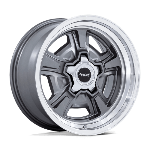 22x9 | 5x5.5 | 6 | 87.10 | American Racing Vintage | ANTHRACITE W DIAMOND CUT LIP VN517AD22908506