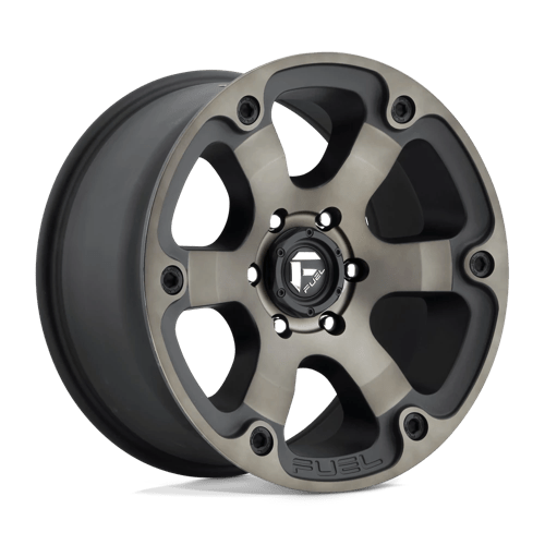 18x9 | 5x5.0 | -12 | 78.10 | Fuel 1PC | MATTE BLACK DOUBLE DARK TINT D56418907345