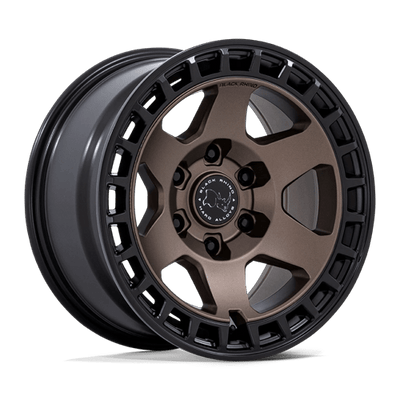 17x8.5 | 5x5.0 | -10 | 71.50 | Black Rhino Hard Alloys | BURNT BRONZE W MATTE BLACK LIP BR022ZB17855010N