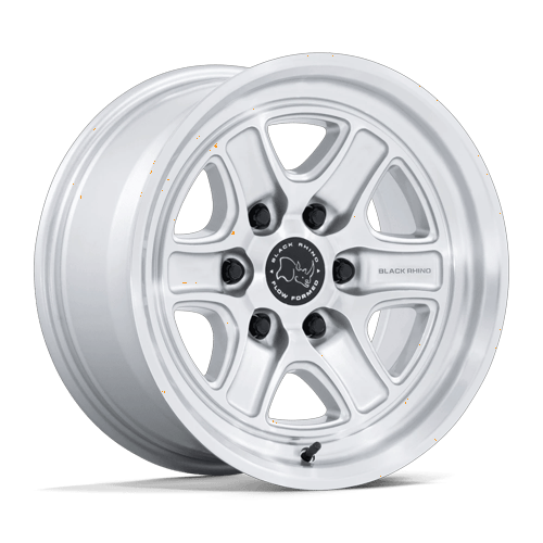 17x8.5 | 6x5.5 | 0 | 106.10 | Black Rhino Hard Alloys | GLOSS SILVER W MACHINED FACE BR032SD17856800