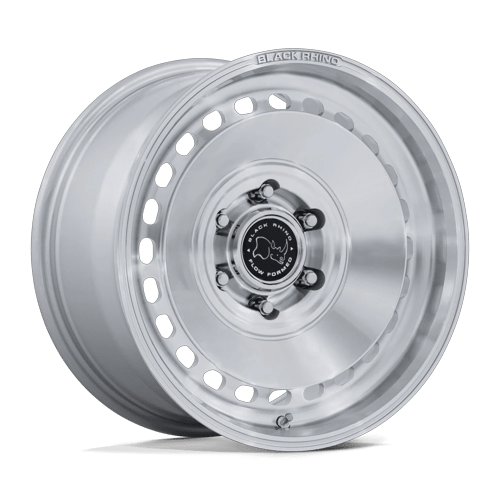 17x8 | 6x130 | 32 | 84.10 | Black Rhino Hard Alloys | GLOSS SILVER W MACHINED FACE BR036SD17803832