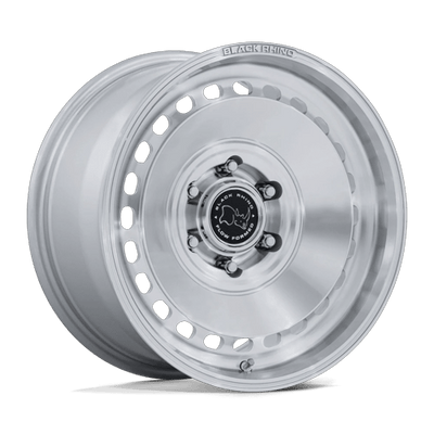 17x8 | 6x5.5 | 32 | 106.10 | Black Rhino Hard Alloys | GLOSS SILVER W MACHINED FACE BR036SD17806832