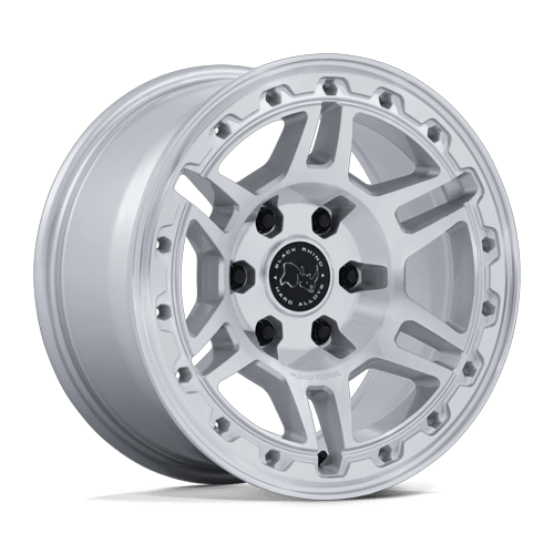 20x9 | 6x5.5 | 15 | 106.10 | Black Rhino Hard Alloys | GLOSS SILVER W MACHINED FACE BR039SD20906815