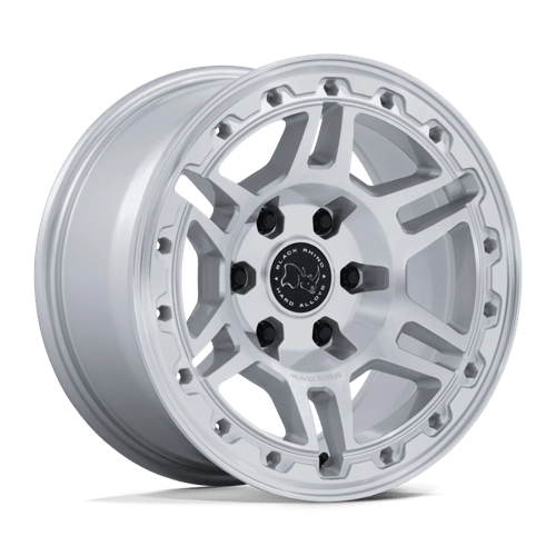 17x8.5 | 6x5.5 | 25 | 106.10 | Black Rhino Hard Alloys | GLOSS SILVER W MACHINED FACE BR039SD17856825