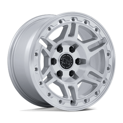 17x8.5 | 6x5.5 | 25 | 106.10 | Black Rhino Hard Alloys | GLOSS SILVER W MACHINED FACE BR039SD17856825