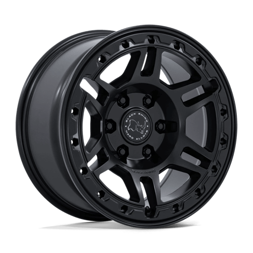 17x8 | 6x4.5 | 32 | 66.06 | Black Rhino Hard Alloys | MATTE BLACK BR039MX17806432
