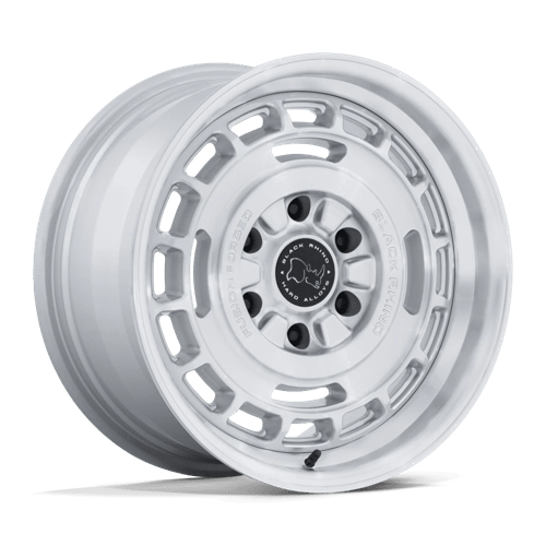 17x8.5 | 6x5.5 | 25 | 106.10 | Black Rhino Hard Alloys | GLOSS SILVER W MACHINED FACE BR600SD17856825