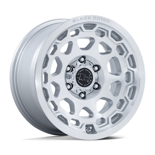17x8.5 | 5x4.5 | 35 | 72.56 | Black Rhino Hard Alloys | GLOSS SILVER W MACHINED FACE BR026SD17851235