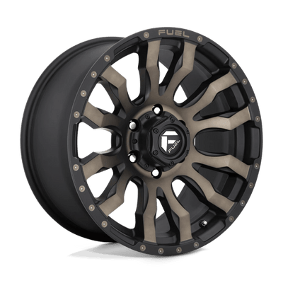 20x10 | 6x5.5 | -18 | 106.10 | Fuel 1PC | MATTE BLACK DOUBLE DARK TINT D67420008447