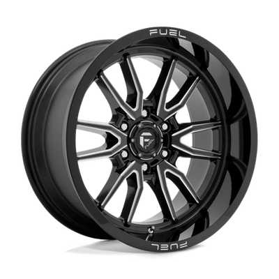 20x10 | 6x5.5 | -18 | 106.10 | Fuel 1PC | GLOSS BLACK MILLED D76120008447