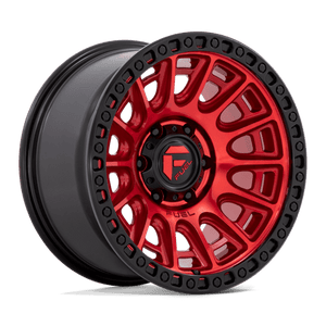 17x9 | 5x5.0 | -12 | 71.50 | Fuel 1PC | CANDY RED W BLACK RING D83417907545