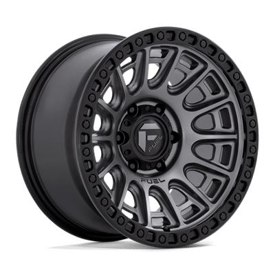 17x9 | 6x5.5 | 1 | 106.10 | Fuel 1PC | MATTE GUNMETAL W BLACK RING D83517908450
