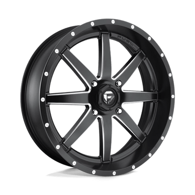 22x7 | 4x137 | 13 | 110.10 | Fuel UTV | MATTE BLACK MILLED D5382270A644