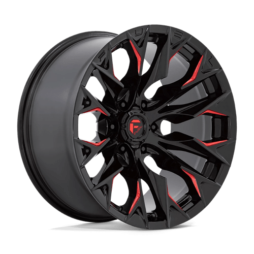 20x10 | 6x135 | -18 | 87.10 | Fuel 1PC | GLOSS BLACK MILLED W CANDY RED D82320008947