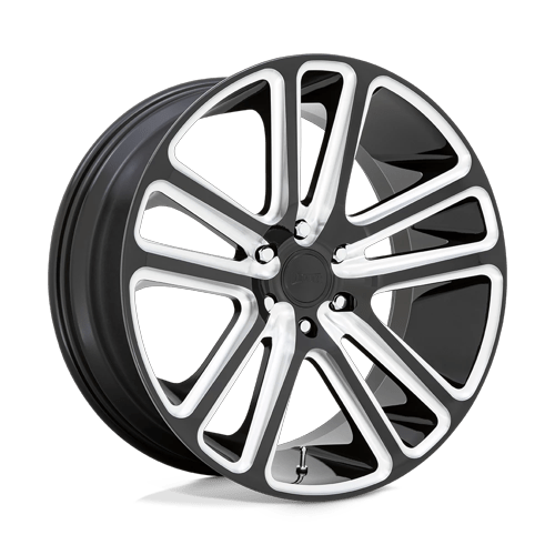 22x9.5 | 6x5.5 | 25 | 106.10 | DUB 1PC | GLOSS BLACK MILLED S255229584+25