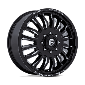 20x8.25 | 8x200 | 104 | 142.00 | Fuel 1PC | GLOSS BLACK MILLED D868208292