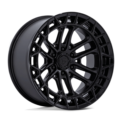 20x10 | 6x5.5 | -18 | 106.10 | Fuel 1PC | MATTE BLACK W GLOSS BLACK LIP FC874MB20106818N