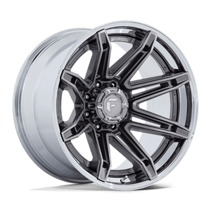 20x10 | 8x6.5 | -18 | 125.10 | Fuel 1PC | PLATINUM W CHROME LIP FC401AP20108018N