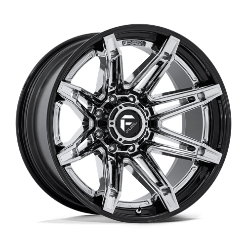 20x10 | 6x135 | -18 | 87.10 | Fuel 1PC | CHROME W GLOSS BLACK LIP FC401PB20106318N