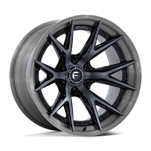 20x10 | 6x5.5 | -18 | 106.10 | Fuel 1PC | GLOSS BLACK BRUSHED DARK TINT FC402BT20106818N