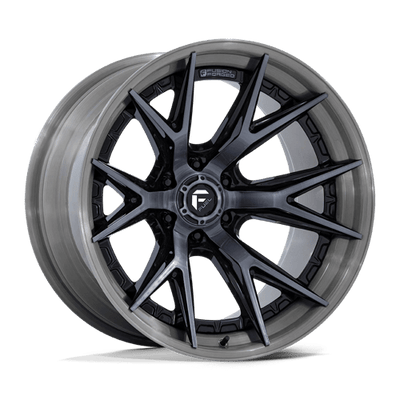 20x9 | 6x5.5 | 1 | 106.10 | Fuel 1PC | GLOSS BLACK W BRUSHED GRAY TINT FACE & LIP FC402BT20906801
