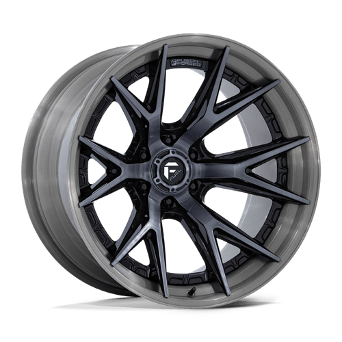 20x9 | 6x5.5 | 1 | 106.10 | Fuel 1PC | GLOSS BLACK W BRUSHED GRAY TINT FACE & LIP FC402BT20906801