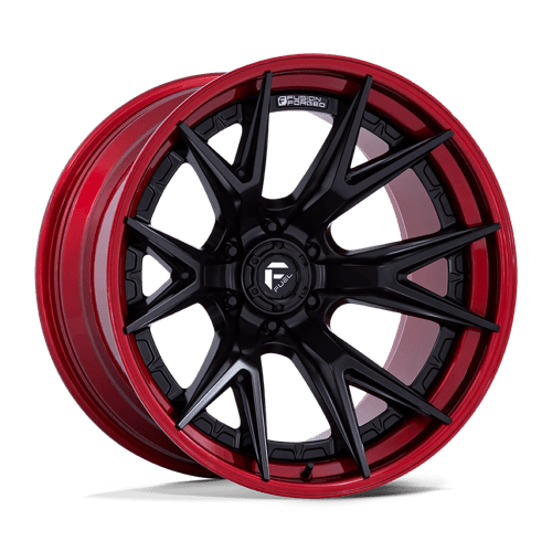 20x10 | 6x135 | -18 | 87.10 | Fuel 1PC | MATTE BLACK W CANDY RED LIP FC402MQ20106318N