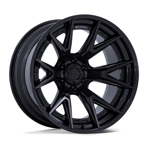 20x9 | 6x5.5 | 01 | 106.10 | Fuel 1PC | MATTE BLACK W GLOSS BLACK LIP FC402MX20906801