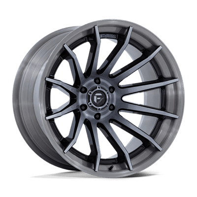 20x9 | 6x135 | 1 | 87.10 | Fuel 1PC | GLOSS BLACK W BRUSHED GRAY TINT FACE & LIP FC403BT20906301