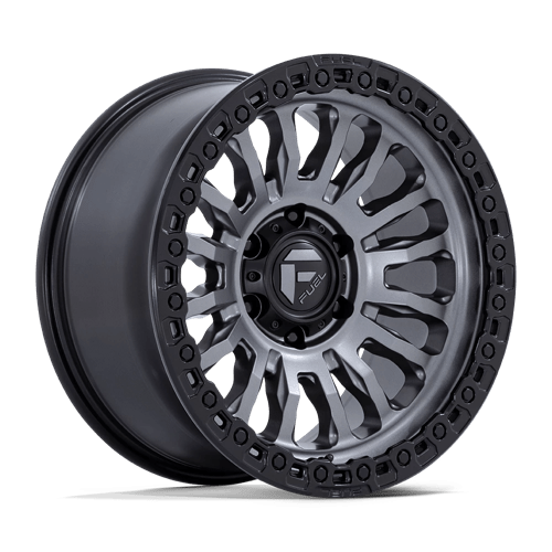 17x9 | 6x5.5 | 25 | 106.10 | Fuel 1PC | MATTE GUNMETAL W MATTE BLACK LIP FC857AB17906825