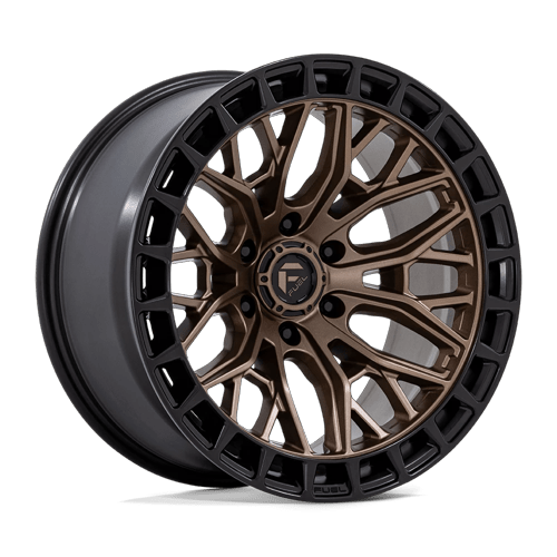 20x10 | 5x5.0 | -18 | 71.50 | Fuel 1PC | MATTE BRONZE W MATTE BLACK LIP FC869ZB20105018N