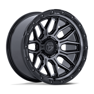 20x9 | 5x5.0 | 1 | 71.50 | Fuel 1PC | GLOSS BLACK MACHINED W GRAY TINT FC881BT20905001