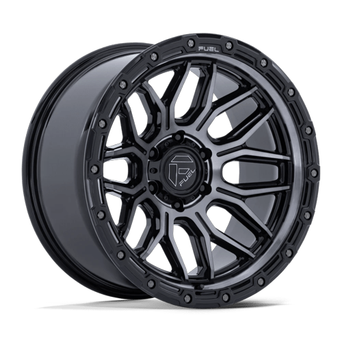 20x9 | 5x5.0 | 1 | 71.50 | Fuel 1PC | GLOSS BLACK MACHINED W GRAY TINT FC881BT20905001
