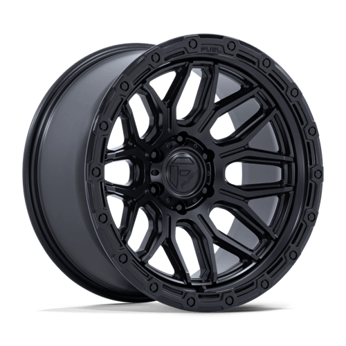 20x10 | 6x5.5 | -18 | 106.10 | Fuel 1PC | MATTE BLACK W GLOSS BLACK LIP FC881MB20106818N
