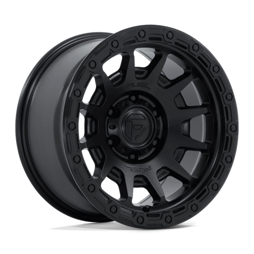 17x9 | 5x5.0 | -12 | 71.50 | Fuel 1PC | MATTE BLACK W GLOSS BLACK LIP FC884MB17905012N