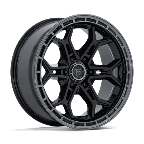 20x9 | 6x5.5 | 20 | 106.10 | Fuel 1PC | GLOSS BLACK W GLOSS GUNMETAL LIP FC896BA20906820