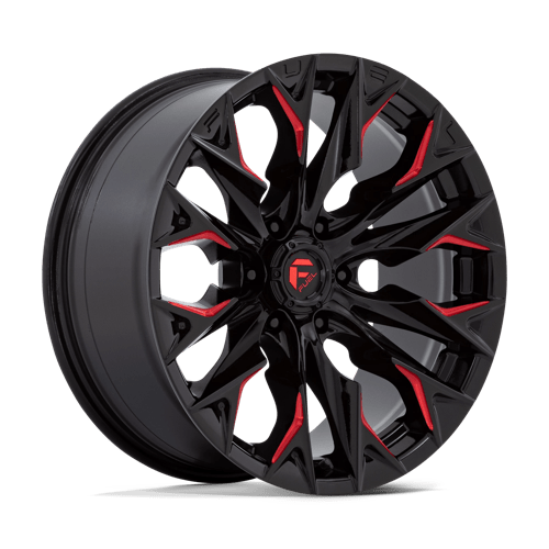 20x9 | 6x5.5 | 1 | 106.10 | Fuel 1PC | GLOSS BLACK MILLED W CANDY RED D82320908450