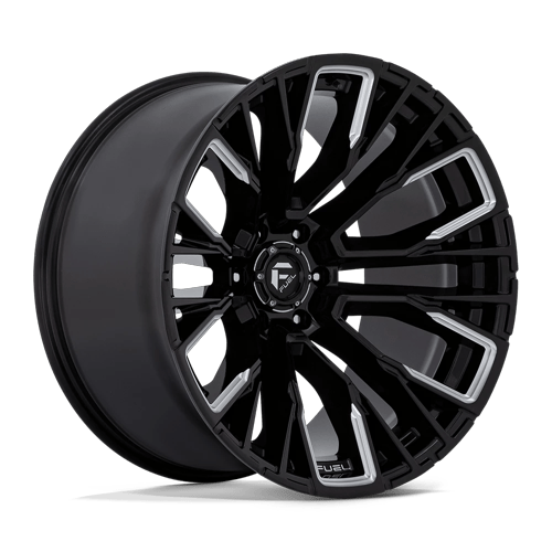 22x12 | 6x5.5 | -44 | 106.10 | Fuel 1PC | GLOSS BLACK MILLED D84922208447