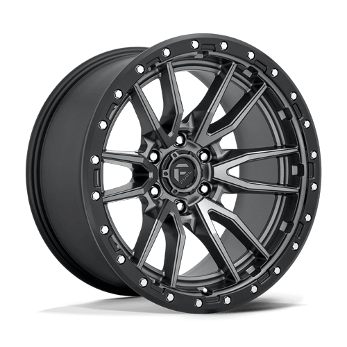 20x10 | 6x5.5 | -18 | 106.10 | Fuel 1PC | MATTE GUNMETAL BLACK BEAD RING D68020008447