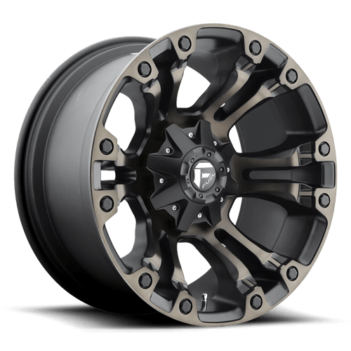 20x9 | 5x5.5 150 | 20 | 110.10 | Fuel 1PC | MATTE BLACK DOUBLE DARK TINT D56920907057A