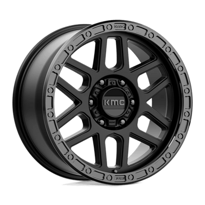 17x9 | 6x4.5 | 18 | 66.06 | KMC | SATIN BLACK W GLOSS BLACK LIP KM54479064718